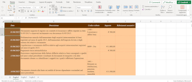 Come creare uno scadenzario con Excel