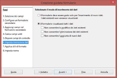 Formulario con OpenOffice Base