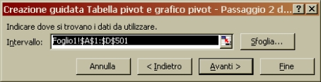 Tabella Pivot con Excel