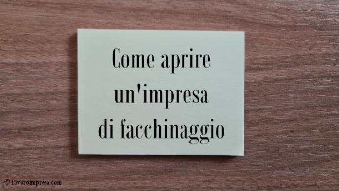 Impresa di facchinaggio